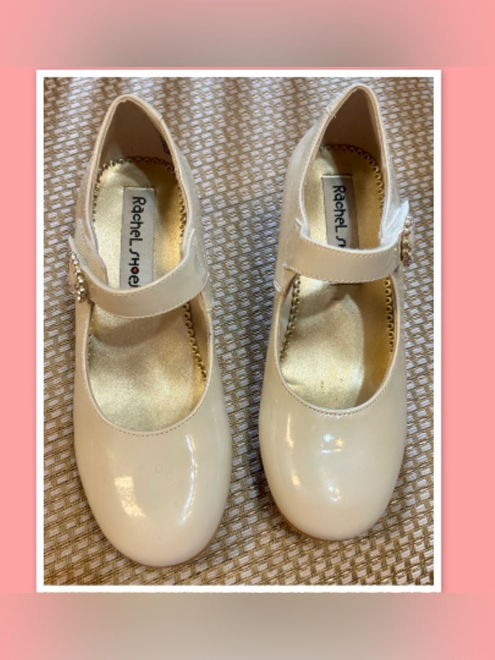 Rachel Shoes Patent Leather Mary Jane Heel Shoes ~ Size 2M